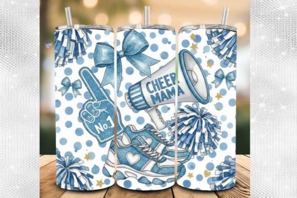 Blue Cheer Mama 20 Oz Skinny Tumbler Png