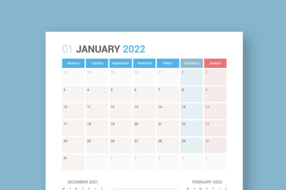 Calendar 2022 Planner Design: Your Complete Yearly Organization Tool