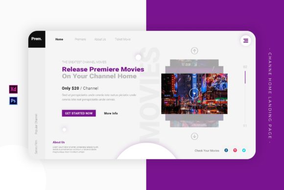 Channel Home | Landing Page: A Modern Template for Your Brand
