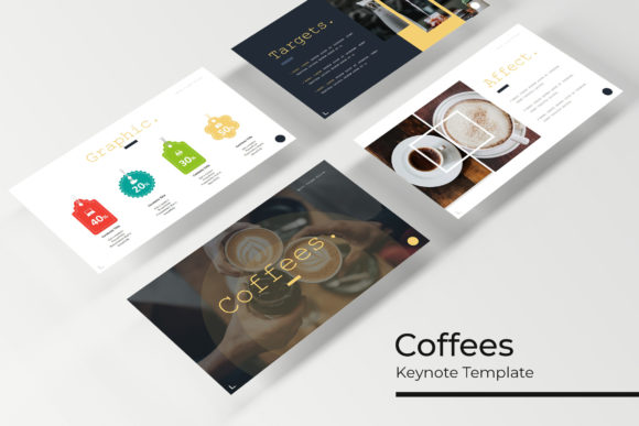 Coffees Keynote Template: 150+ Slides for Polished Presentations