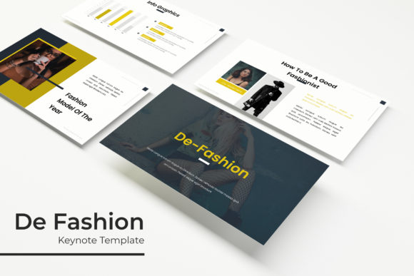 De Fashion Keynote Template: Elevate Your Presentations