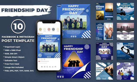 Friendship Day Social Banner Template