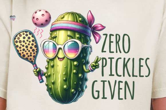 Pickle Ballin PNG Zero Pickles Given: Funny Pickleball Design