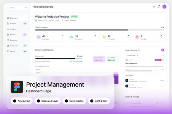 Prolytic Project Management Dashboard: A Modern Template