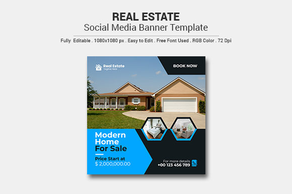 Real Estate Marketing Social Banner: A Designer's Toolkit